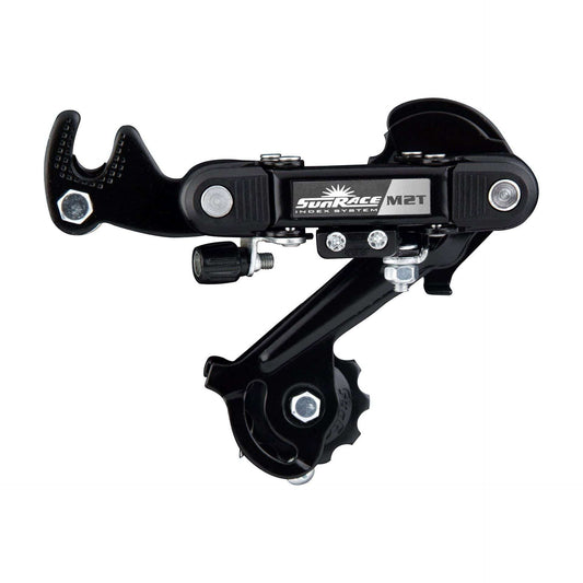 Sunrace Achterderailleur Rdm2T 6/7V Lange Kooi - Directe Montage (Haak) - Le Coq Wielerartikelen