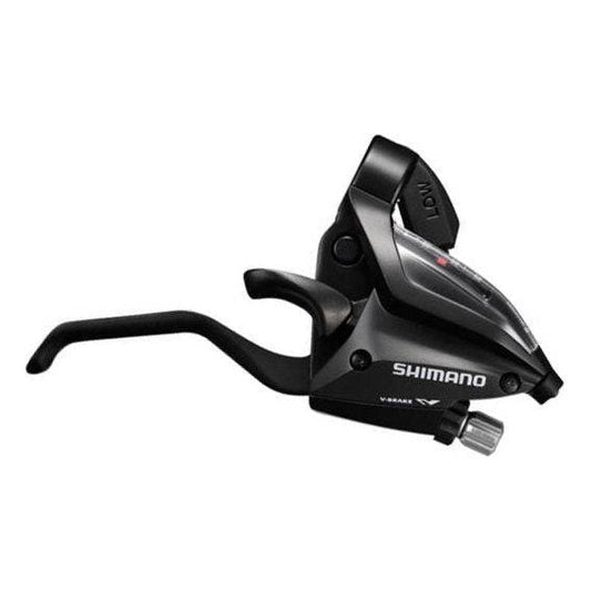 Shimano Versteller Rechts Met Remhendel 7 Speed St-Ef500 - 2 Vingers - Zwart - Le Coq Wielerartikelen