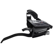 Shimano ST-EF500 8-speed remhendel rechts met shifter, zwart, 4 vingers, geschikt voor mountainbike of stadsfiets
