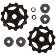 Shimano Alivio derailleurwieltjes set met 13T voor soepel schakelen op fiets, geschikt voor RD M410 en M360 derailleur.