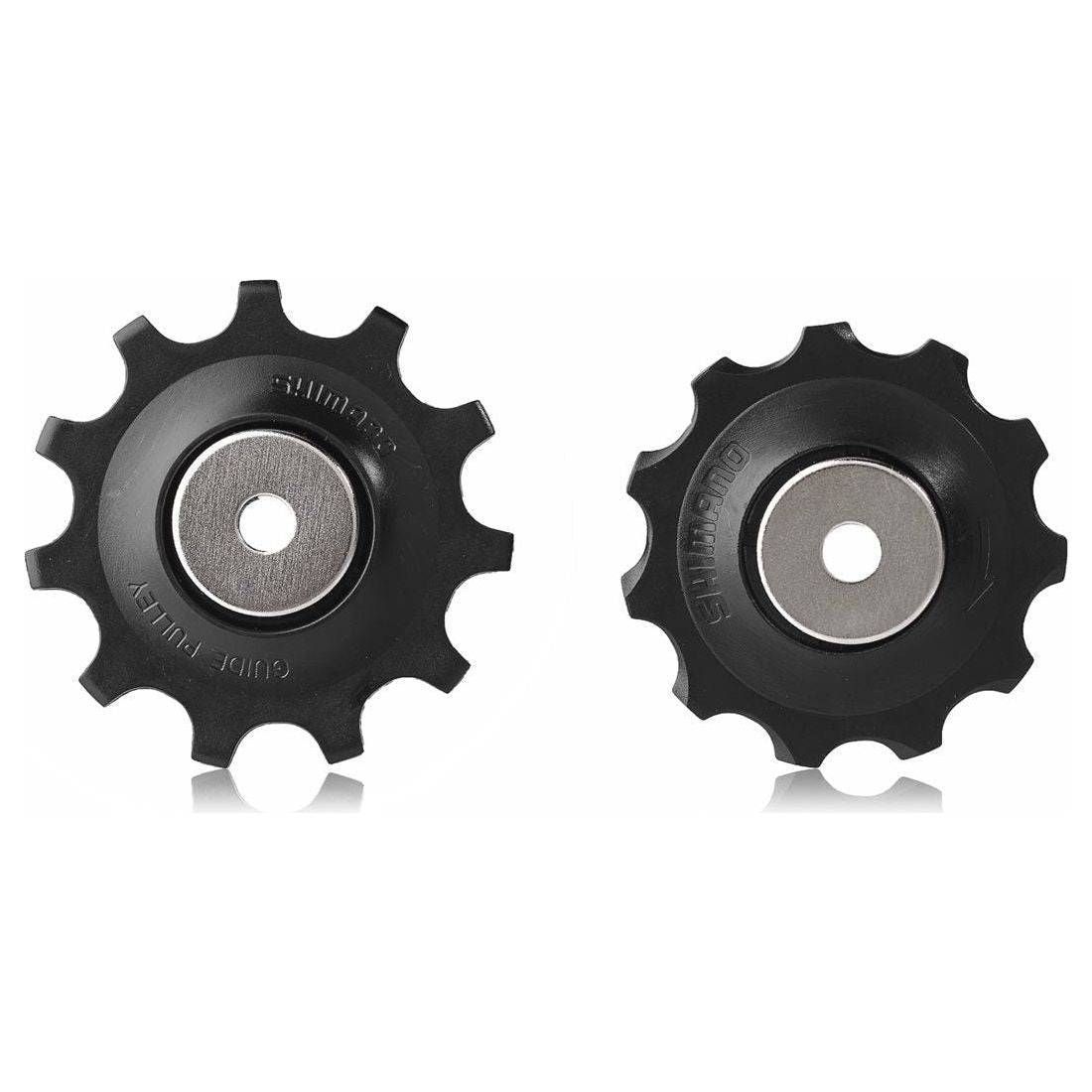 Shimano 105 RD-5800 SS derailleurwieltje voor korte kooi, 11-speed, geschikt voor racefietsen, close-up van het wiel.