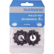 Shimano Ultegra RD-6800 11-speed derailleurwieltje voor soepel schakelen en stabiliteit in racefietsen.