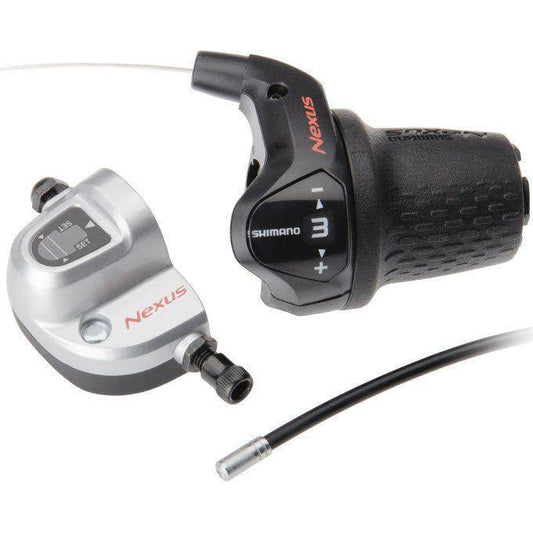 Shimano Draaiversteller 3 Speed Nexus Sl-3S42E , Kabels & Clickbox(Werkplaatsverpakking) - Le Coq Wielerartikelen