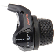Shimano Nexus SL-3S41 Revoshift 3-speed shifters met kabels en clickbox, zwart, geschikt voor fiets reparatie en onderhoud