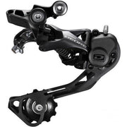 Shimano Deore RD-M6000 10-speed achterderailleur met SGS direct attachment en Shadow design, zichtbaar in de afbeelding.