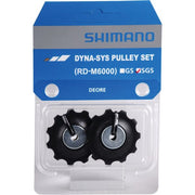 Shimano Deore RD-M6000 10-speed derailleurwieltje voor derailleurwielset met lange kooi, geschikt voor mountainbikes en racefietsen