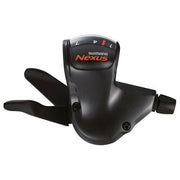 Shimano SL-7S50 7-speed Rapidfire Plus duimversteller voor Nexus 7, zwart, schakelhendel voor fiets.
