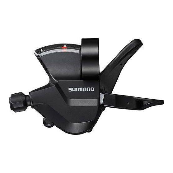 Shimano SL-M315 2-speed Rapidfire Plus shifters voor snelle en nauwkeurige versnelling op de fiets.