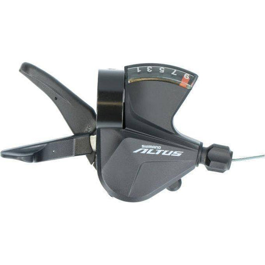 Shimano Shifter Rechts 9 Speed Altus Sl-M2010 - Zwart - Le Coq Wielerartikelen
