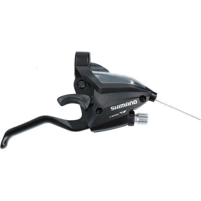 Shimano ST-EF500 8-speed rechts schakel- en remhendel met 2 vingers, zwart, voor racefietsen en mountainbikes