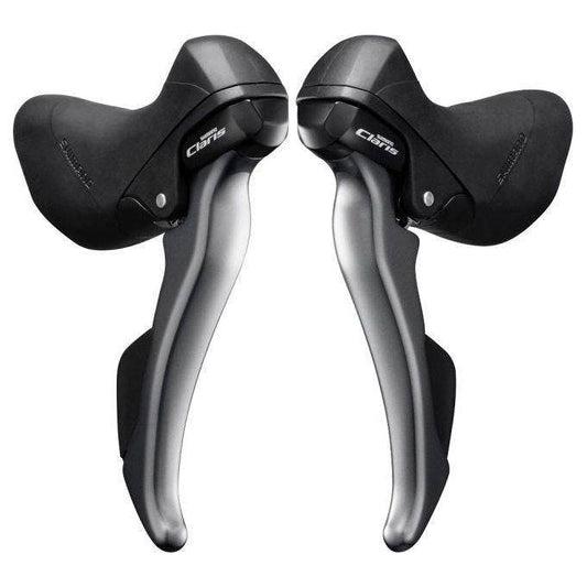 Shimano Verstellerset Met Remhendels 2 X 8 Speed Claris St-R2000 - Grijs/Zwart - Le Coq Wielerartikelen