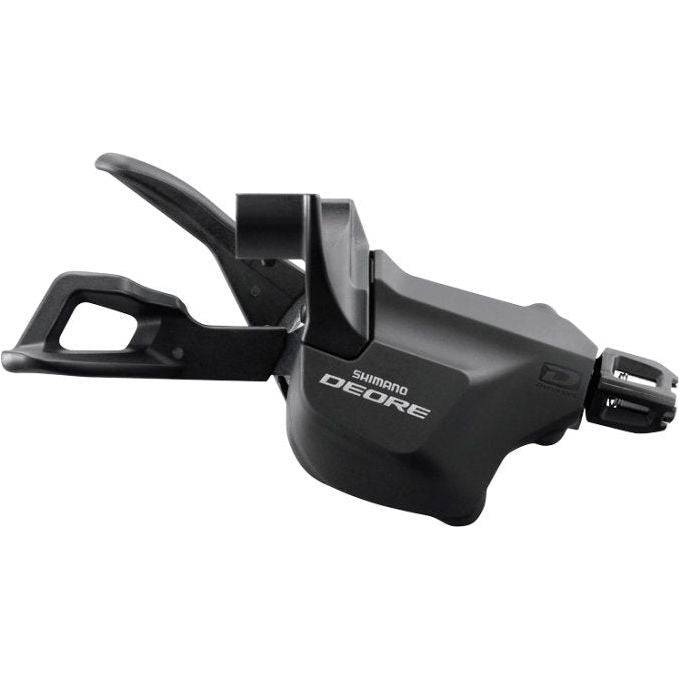 Shimano Deore SL-M6000 10-speed rechts shifthersteller met I-Spec II in zwart, zichtbaar op de afbeelding.