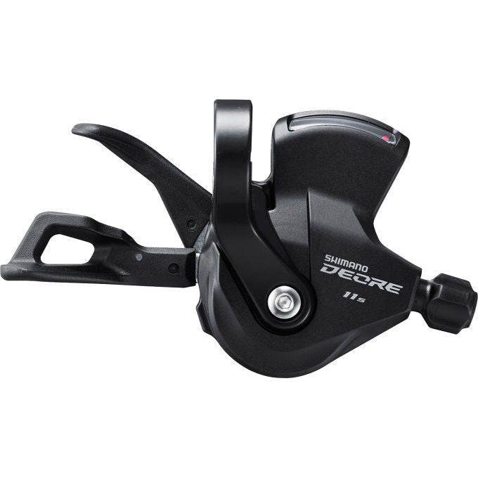Shimano Deore SL-M5100 11-speed Rapidfire Plus shifters rechts, compatibele mountainbike versnellingen, zwart en ergonomisch ontwerp