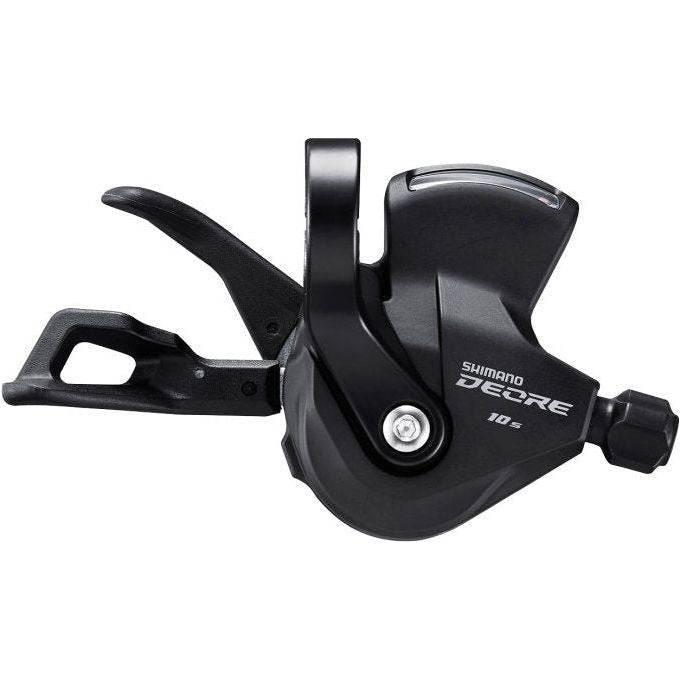 Shimano Deore SL-M4100 10-speed Rapidfire Plus rechter shifter voor mountainbikes, zwart met bedieningsknoppen