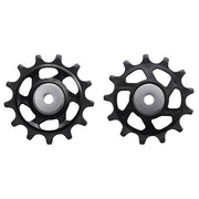 Zwarte Shimano XTR derailleurwieltjes RD-M9100 / RD-M9120 voor hoogwaardige mountainbiketransmissie