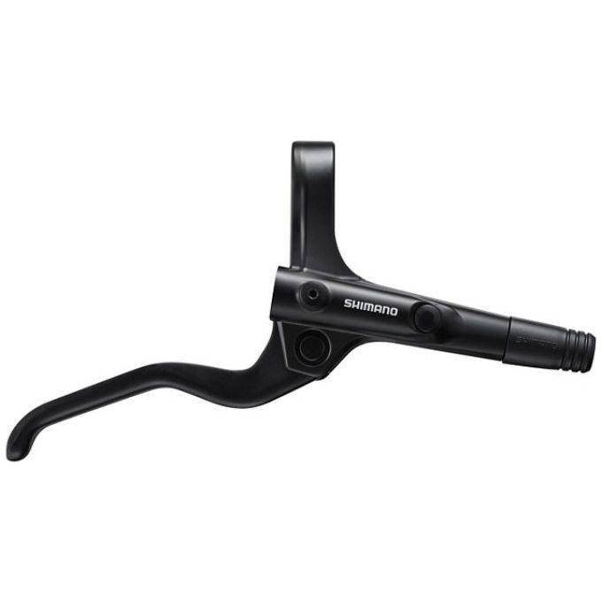 Zwarte Shimano Acera BL-MT201 remhendel voor mountainbikes, losse remgrepen, ergonomisch ontwerp en gemakkelijk te installeren.