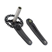 Shimano Deore MTB crankstel FC-M5100 voor 10/11 snelheid, zwart, met kettingbladen en trapas, geschikt voor mountainbikes