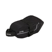 Zefal Z Light Pack zadeltas in zwart, ultralichte fietsaccessoire met waterdichte tas en verstelbare riemen.