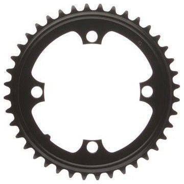 Zwart Miranda kettingblad voor E-Bike Bosch-1 met 38T, geschikt voor trapsysteem en fietsaccessoire.