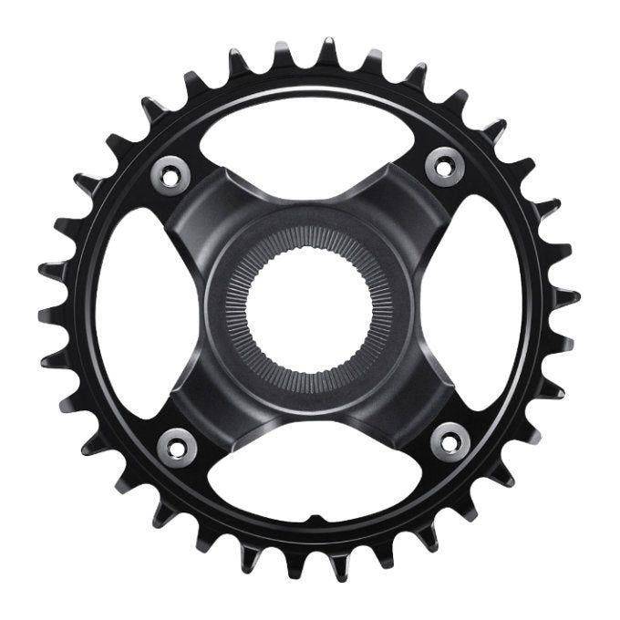 Shimano Sm-Cre80 34T 12-speed kettingblad met 53 mm kettinglijn voor racefiets, zwart en stevig ontwerp