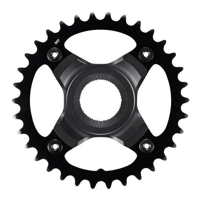 Shimano SM-CRE70 34T kettingblad voor 11-speed Steps, zwart staal, 4-arm ontwerp, geschikt voor fietsreparatie en upgrades