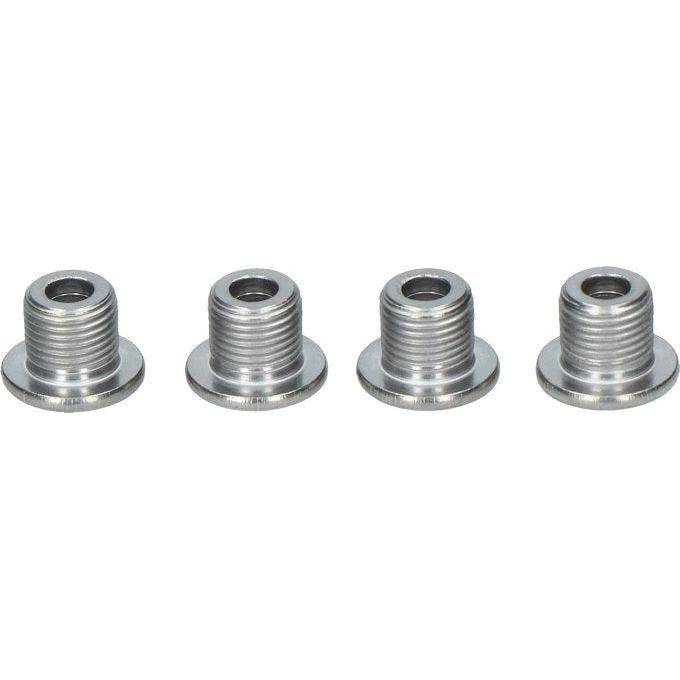 Shimano Sora kettingbladbout M8 x 7 mm, set van 4 bouten voor fietskettingblad bevestiging, zwart metalen constructie