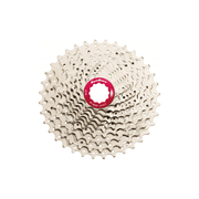 Sunrace CSMX0 10-speed cassette met 11-36T tandwielen voor racefietsen, zichtbaar op de afbeelding.