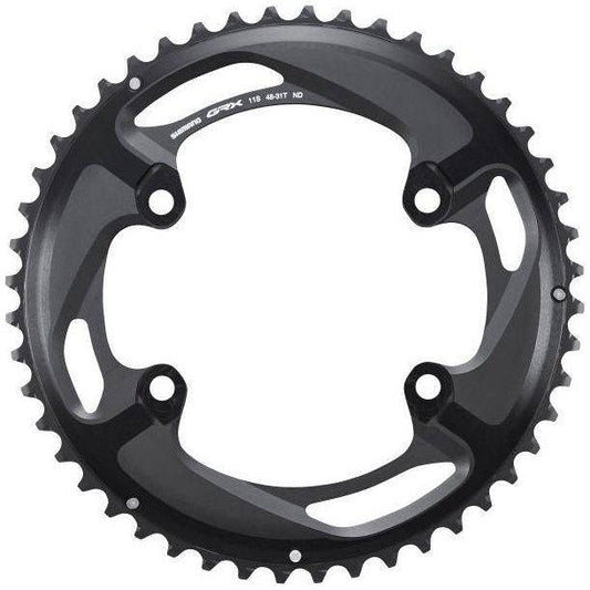 Shimano Kettingblad 48T Grx Fc-Rx810 2 X 11 Speed - Zwart - Le Coq Wielerartikelen