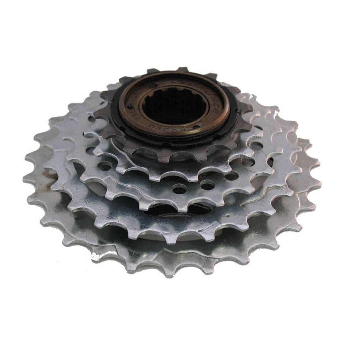 Sunrace 5-speed freewheel cassette met 14-28T voor fiets, zichtbaar met tandwielen en bevestigingsmechanisme