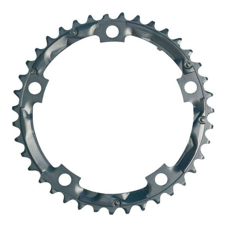 Shimano 105 kettingblad FC-5703 39T 10-speed, 5-arm, 130 mm, zilver, geschikt voor racefietsen en mountainbikes.