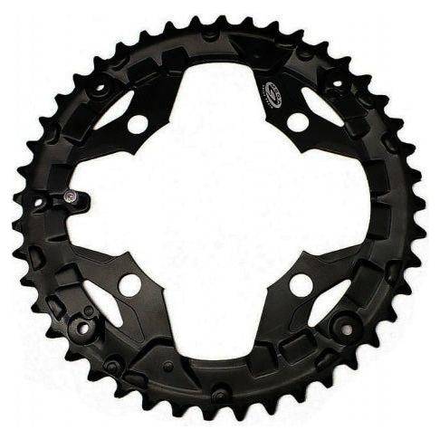Shimano Acera FC-M391/430 44T 9-speed kettingblad met 4-arm constructie in zwart, 104 mm crankarm.