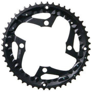 Shimano FC-T521 44T kettingblad met 4 armen, zwart, geschikt voor 10-speed fietssystemen, zichtbaar in de afbeelding