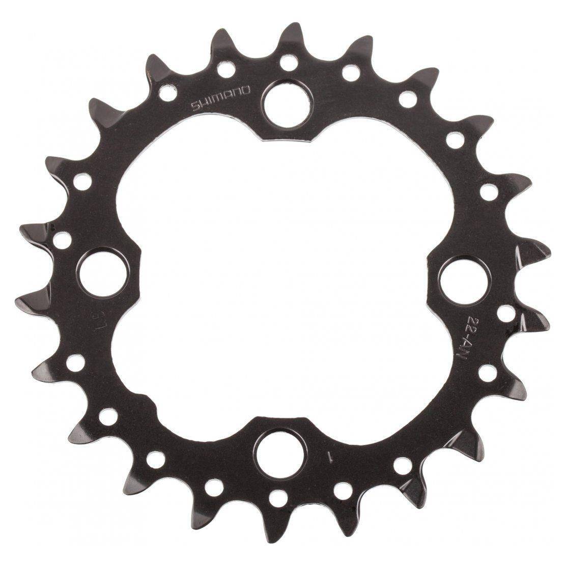 Shimano SLX FC-M672 kettingblad 22T, 4-arm, Ø64 mm, geschikt voor 10-speed mountainbike of fiets.