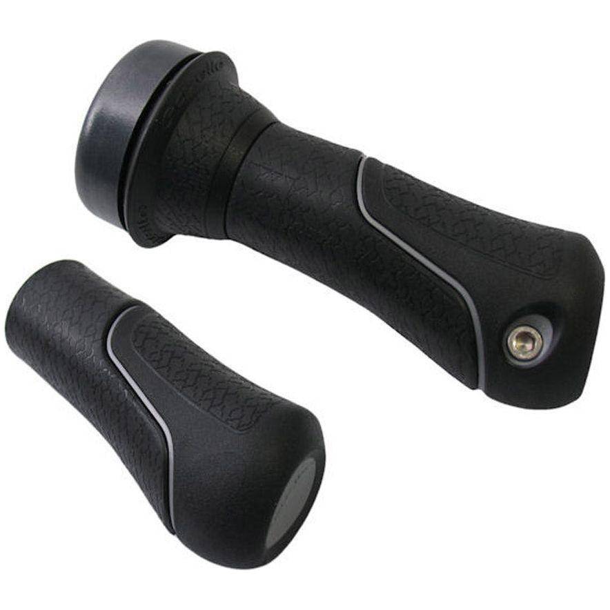 Gazelle fietsbellen met handvatset en draaibel, inclusief handvatten voor comfortabele grip en makkelijk gebruik.