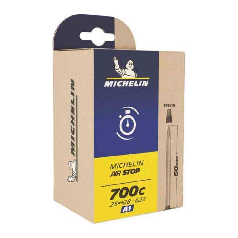 Michelin binnenband 28 inch Airstop A1 met 60mm ventiel, geschikt voor fietsbanden 28x3/4-11/16.