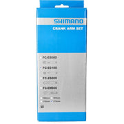 Shimano Steps FC-E6100 crankstelset, 175 mm zwart, lichtgewicht en stevige fietscrank voor elektrische fietsen.