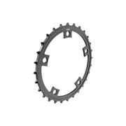 Zwart kettingblad Enduo Cargo 56T met 130 Bcd en Cl-46.7mm, geschikt voor fiets, zichtbaar in detail.