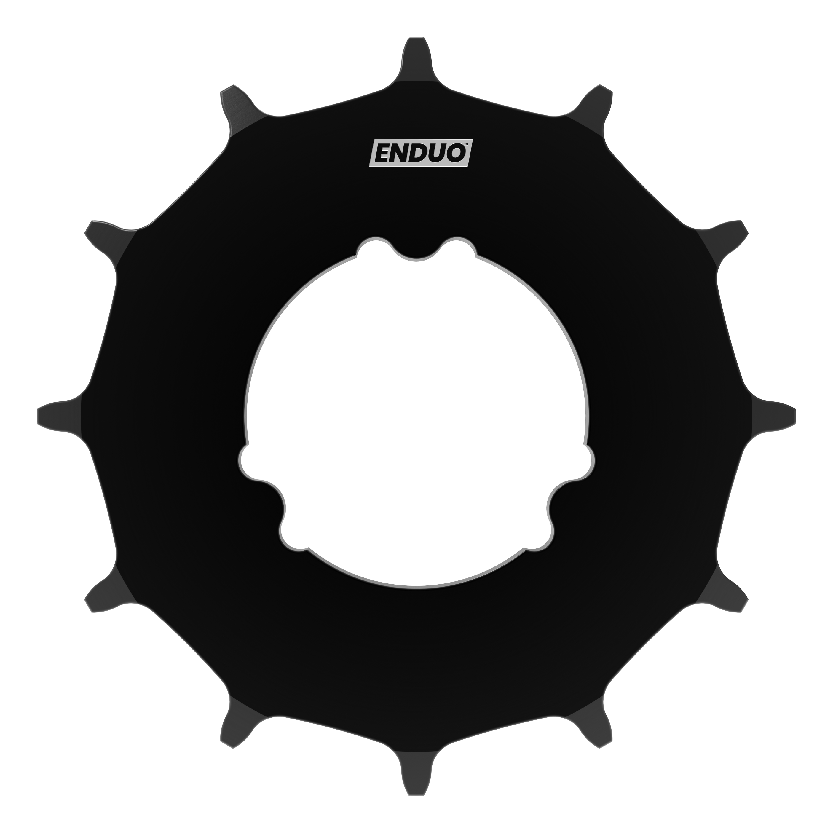 Tandwiel 24T Enduo Cargo Nexus Alfine - Zwart - Le Coq Wielerartikelen