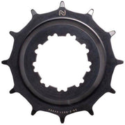 Achtertandwiel Enduo Cargo Enviolo CL-45,5mm voor fiets, zwart metalen tandwiel met bevestigingsgaten en tandprofiel.