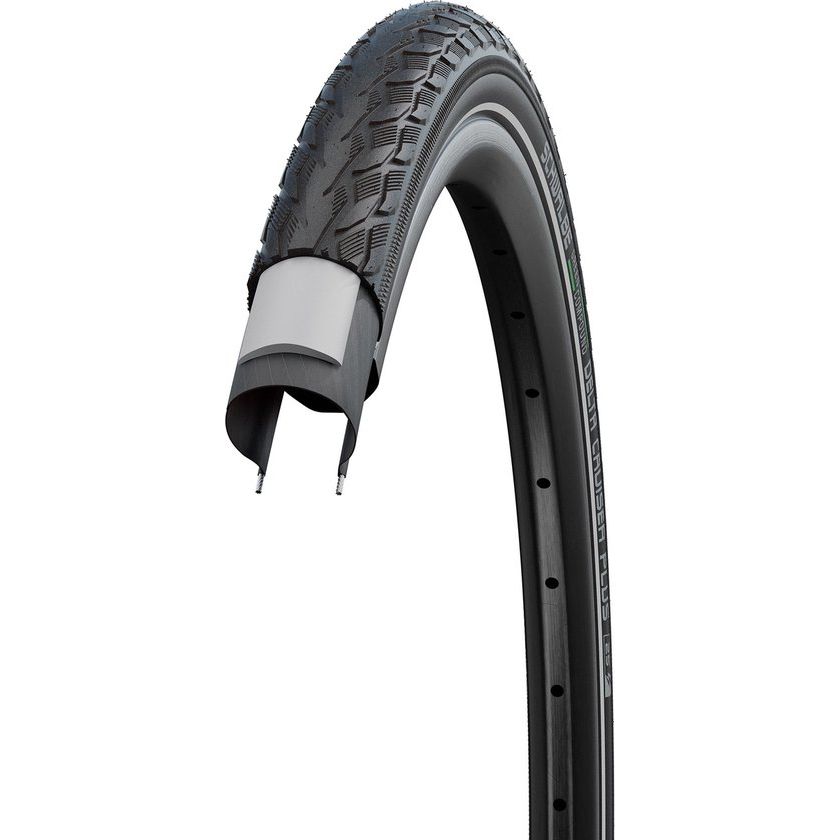 Pneu Schwalbe Delta Cruiser Plus 26 x 1,75 noir avec reflets