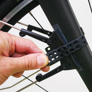 Zwarte SKS Raceblade Pro XL spatbordenset voor 28-inch fietsen met PVC-materialen en 32 mm breedte, geschikt voor racefietsen.