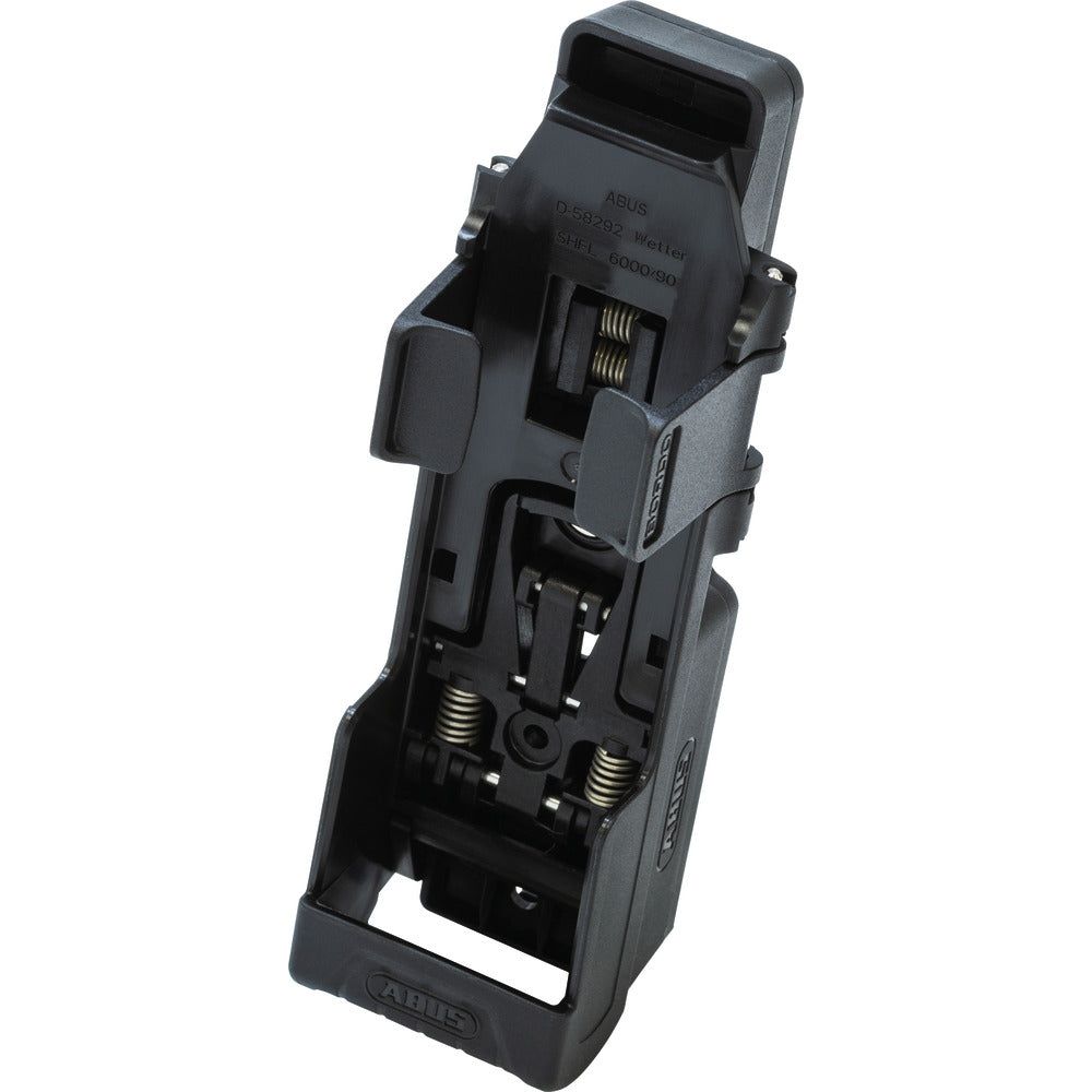 Abus Shfl 6000/90 Bordo Monkeylink slothouder en bevestiging in zwart, zichtbaar op de afbeelding.