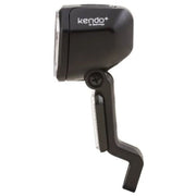 Spanninga Kendo Xe fiets koplamp met 30 Lux voor e-bike, 6-36V, zwart, compacte verlichting voor fietser en e-bike.