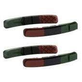 Xlc Remrubber Bs-X09 72Mm Groen/Zwart/Rood Set A 4 Stuks - Le Coq Wielerartikelen