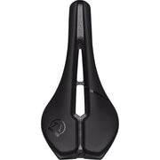 Shimano Pro Turnix Team anatomic fit racefiets- of MTB-zadel van 132 mm met carbon basis in zwart, zichtbaar vanaf de zijkant