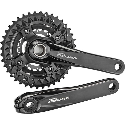 Shimano Crankstel 3 X 10 Speed Deore Fc-M6000 175/40X30X22 - Zwart - Le Coq Wielerartikelen