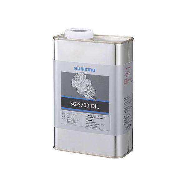 Shimano naafolie voor Alfine SG-S700, smeermiddel voor naaf en interne onderdelen, zwart kunststof met label en bevestigingsstukken.