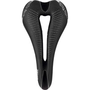 Selle Italia Diva Gel Superflow fietszadel met titanium en Fibra-Tek, zwart met gelvulling voor extra comfort.