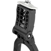 Hebie standaard 2-poot middenstandaard van aluminium, lang model, geschikt voor fiets of brommer, zichtbaar in de afbeelding