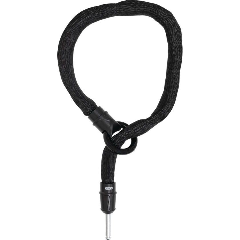 Abus ACH Ivy 130 cm X 6 mm insteekkettingslot met Ivytex hoes, stevig en veilig fietsslot voor extra bescherming